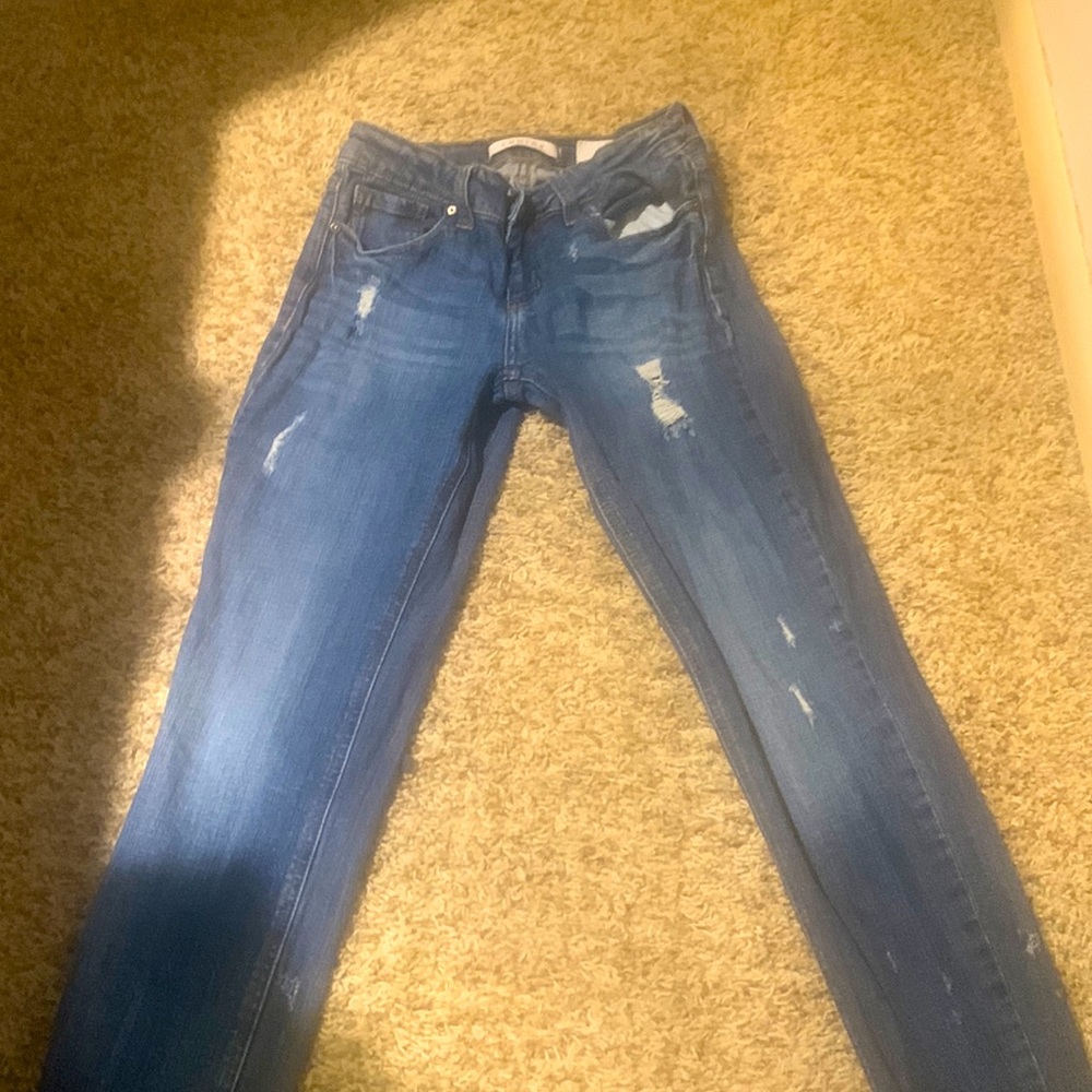 Cute jeans nice fit not to stretchy